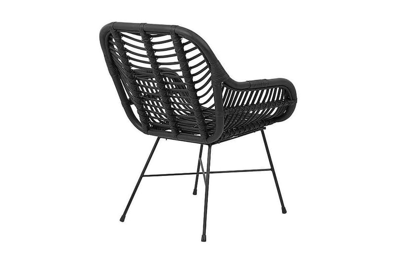 Canora Trädgårdsstol 51 cm - Svart - Utemöbler - Utestol & trädgårdsstol - Matstol & karmstol utomhus
