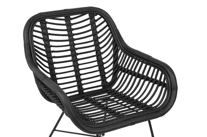 Canora Trädgårdsstol 51 cm - Svart - Utemöbler - Utestol & trädgårdsstol - Matstol & karmstol utomhus