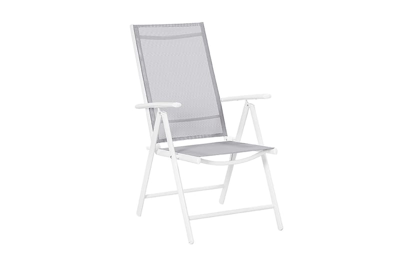 Catania Trädgårdsstol 6 St 44 cm - Grå - Matstol & karmstol utomhus - Balkongstol