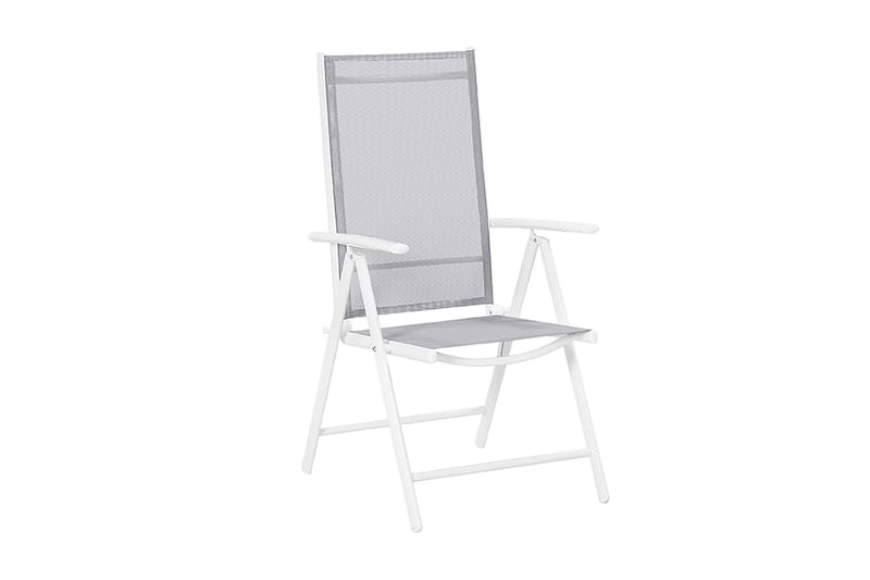 Catania Trädgårdsstol 6 St 44 cm - Grå - Matstol & karmstol utomhus - Balkongstol