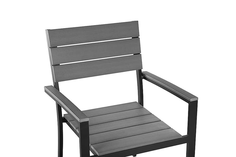 Como Trädgårdsstol 6 St 55 cm - Svart - Matstol & karmstol utomhus - Balkongstol