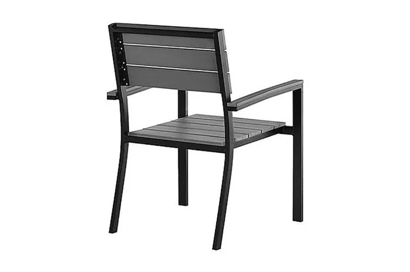 Como Trädgårdsstol 6 St 55 cm - Svart - Utemöbler - Utestol & trädgårdsstol - Matstol & karmstol utomhus