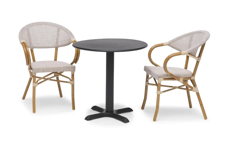 Hillerstorp Äppelhed Caféstol - Grå - Utemöbler - Utestol & trädgårdsstol - Matstol & karmstol utomhus