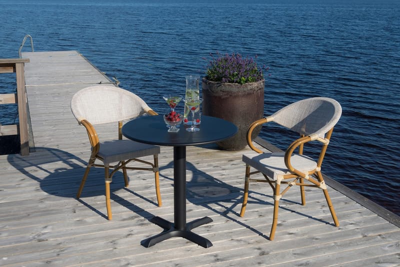 Hillerstorp Caféstol - Grå - Utemöbler - Utestol & trädgårdsstol - Matstol & karmstol utomhus