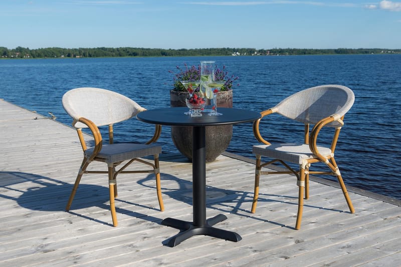 Hillerstorp Caféstol - Grå - Utemöbler - Utestol & trädgårdsstol - Matstol & karmstol utomhus