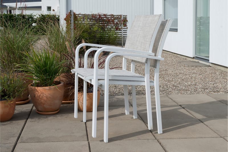 Hillerstorp Hånger Stapelstol Utomhus - Vit - Utemöbler - Utestol & trädgårdsstol - Matstol & karmstol utomhus