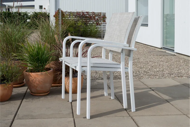 Hillerstorp Hånger Stapelstol Utomhus - Vit - Utemöbler - Utestol & trädgårdsstol - Matstol & karmstol utomhus
