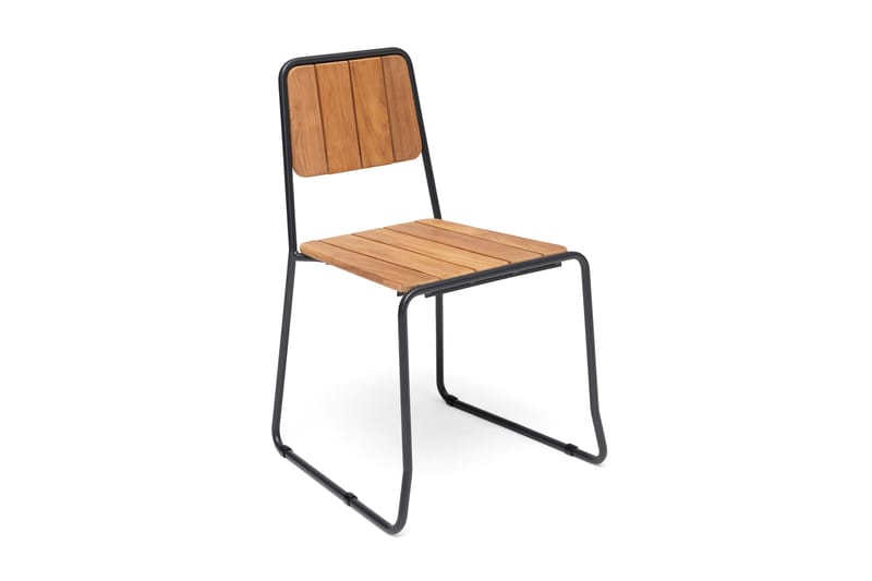 Hillerstorp Oas Utestol 2-pack Furu/Vit, Hillerstorp