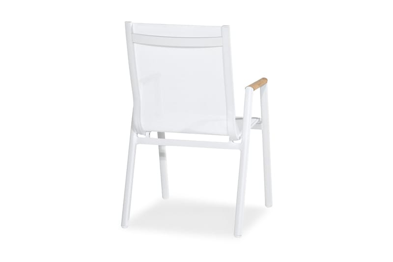 Las Vegas Karmstol Utomhus - Vit/beige - Utemöbler - Utestol & trädgårdsstol - Matstol & karmstol utomhus