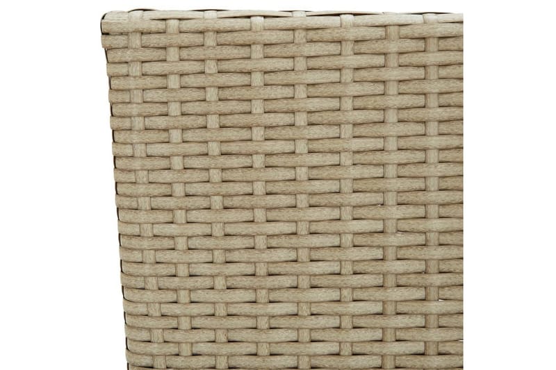 Matstol Utomhus trädgård 4 st konstrotting beige - Beige - Utemöbler - Utestol & trädgårdsstol - Matstol & karmstol utomhus
