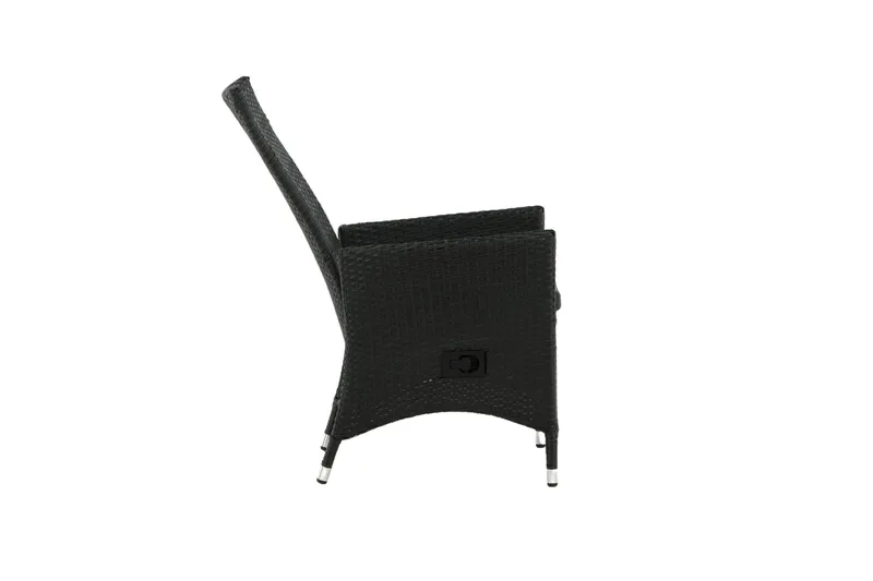 Padova Karmstol Utomhus Svart - Venture Home - Utemöbler - Utestol & trädgårdsstol - Matstol & karmstol utomhus