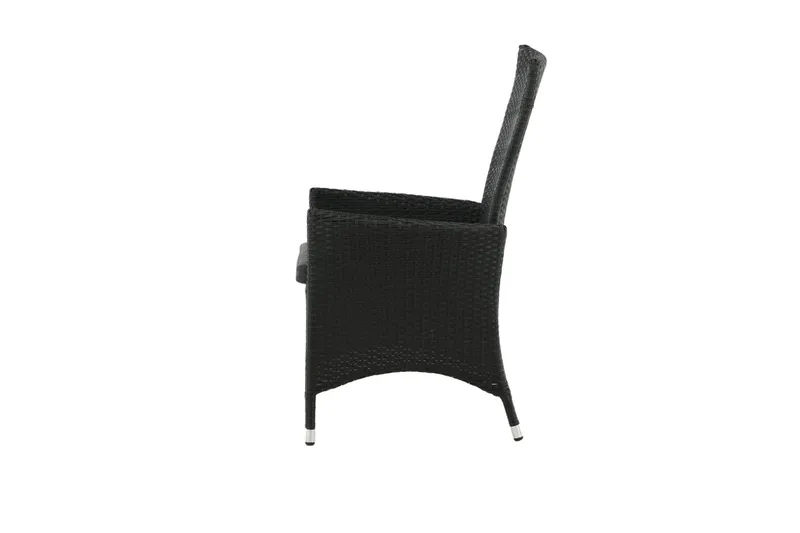 Padova Karmstol Utomhus Svart - Venture Home - Utemöbler - Utestol & trädgårdsstol - Matstol & karmstol utomhus