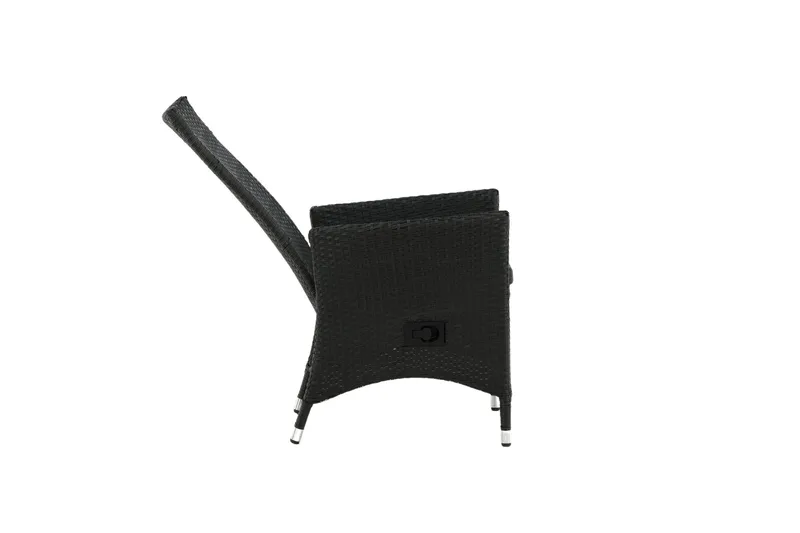 Padova Karmstol Utomhus Svart - Venture Home - Utemöbler - Utestol & trädgårdsstol - Matstol & karmstol utomhus