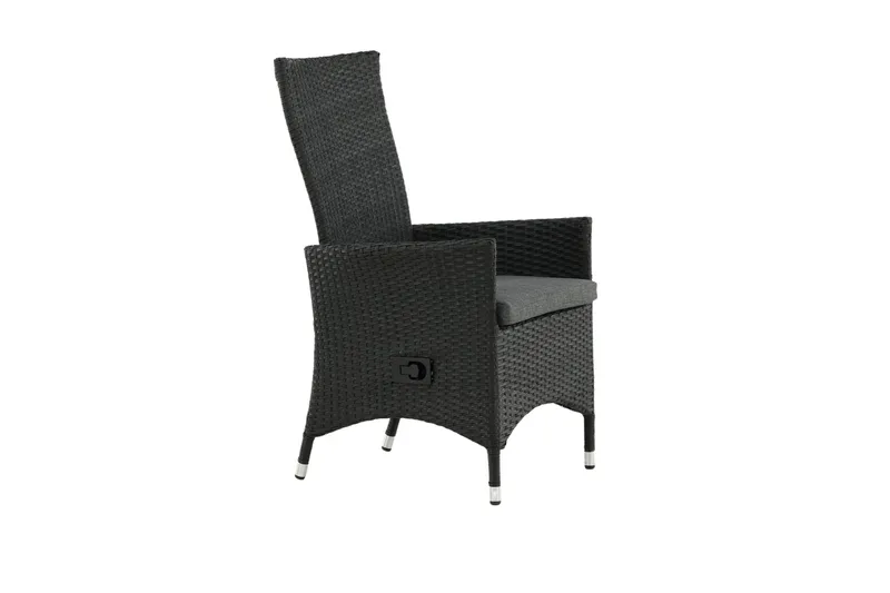 Padova Karmstol Utomhus Svart - Venture Home - Utemöbler - Utestol & trädgårdsstol - Matstol & karmstol utomhus