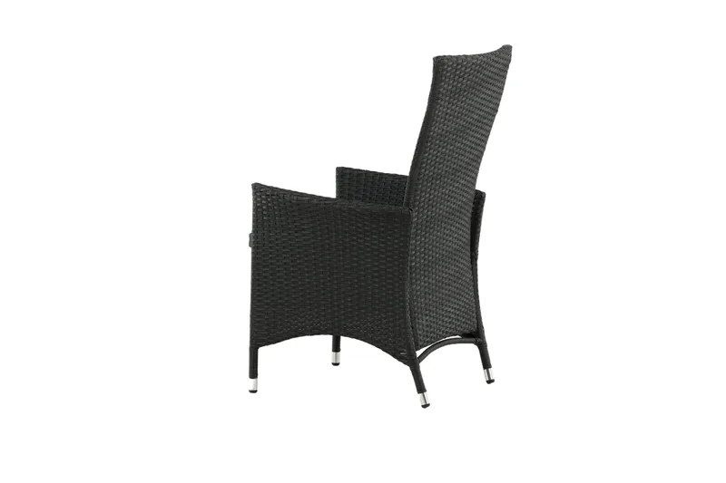 Padova Karmstol Utomhus Svart - Venture Home - Utemöbler - Utestol & trädgårdsstol - Matstol & karmstol utomhus