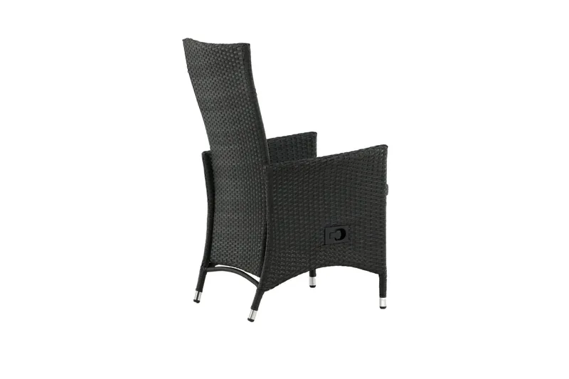 Padova Karmstol Utomhus Svart - Venture Home - Utemöbler - Utestol & trädgårdsstol - Matstol & karmstol utomhus
