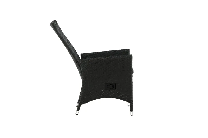 Padova Karmstol Utomhus Svart - Venture Home - Utemöbler - Utestol & trädgårdsstol - Matstol & karmstol utomhus