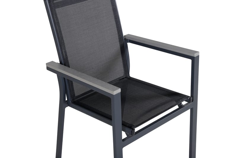 Parma Karmstol Utomhus Stapelbar - Svart - Utemöbler - Utestol & trädgårdsstol - Matstol & karmstol utomhus