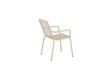Peking Karmstol Utomhus - Beige - Utemöbler - Utestol & trädgårdsstol - Matstol & karmstol utomhus