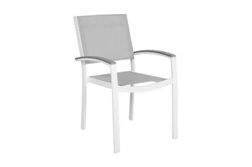 Pereta Trädgårdsstol 4 St 50 cm - Vit - Utemöbler - Utestol & trädgårdsstol - Matstol & karmstol utomhus