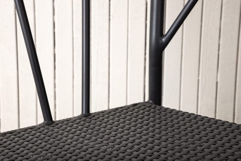 Stina Karmstol Utomhus - Svart - Utemöbler - Utestol & trädgårdsstol - Matstol & karmstol utomhus