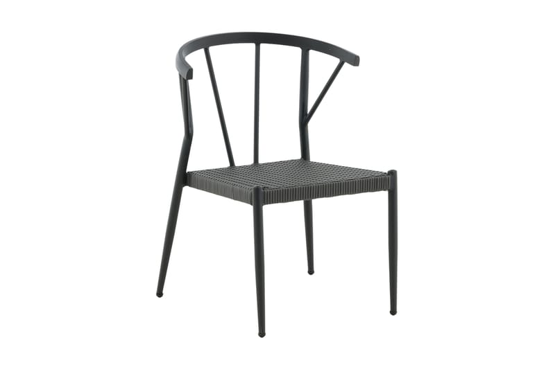 Stina Karmstol Utomhus - Svart - Utemöbler - Utestol & trädgårdsstol - Matstol & karmstol utomhus