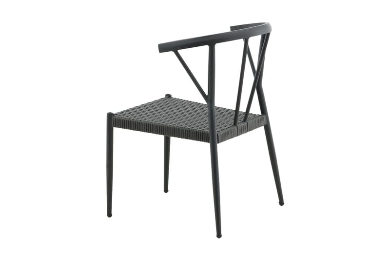 Stina Karmstol Utomhus - Svart - Utemöbler - Utestol & trädgårdsstol - Matstol & karmstol utomhus