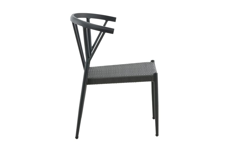 Stina Karmstol Utomhus - Svart - Utemöbler - Utestol & trädgårdsstol - Matstol & karmstol utomhus