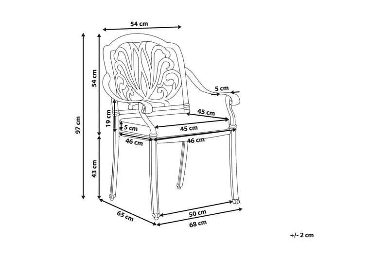 Suled Trädgårdsstol 4-pack - Brun - Utemöbler - Utestol & trädgårdsstol - Matstol & karmstol utomhus