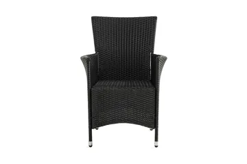 Thor Utefåtölj - Svart/Svart - Utemöbler - Loungemöbler - Loungestol utomhus