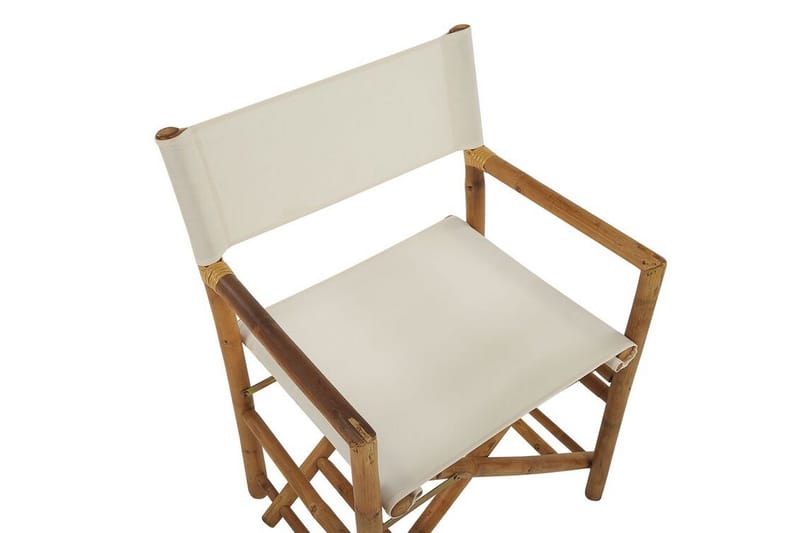 Trädgårdsstol 2 st ljust trä/beige MOLISE - Trä/natur - Matstol & karmstol utomhus - Balkongstol