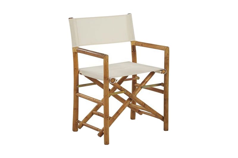 Trädgårdsstol 2 st ljust trä/beige MOLISE, Trä/natur