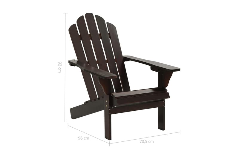 Trädgårdsstol med ottoman trä brun - Brun - Matstol & karmstol utomhus - Balkongstol