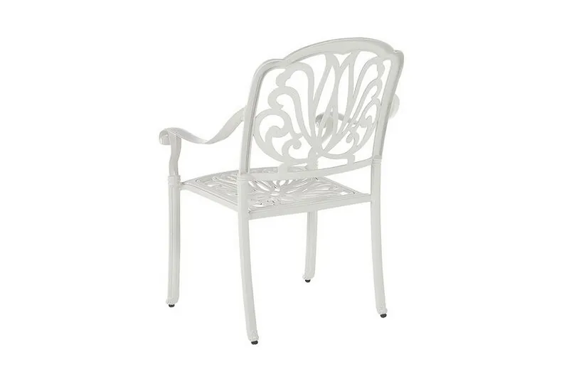 Trädgårdsstolar 4 st vit ANCONA - Vit - Utemöbler - Utestol & trädgårdsstol - Matstol & karmstol utomhus