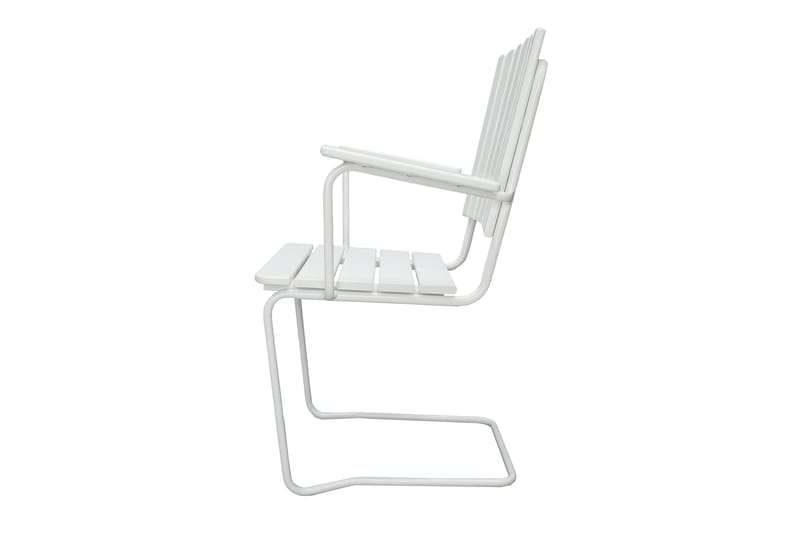 Vaxholm Karmstol Utomhus Vit - KWA - Utemöbler - Utestol & trädgårdsstol - Matstol & karmstol utomhus