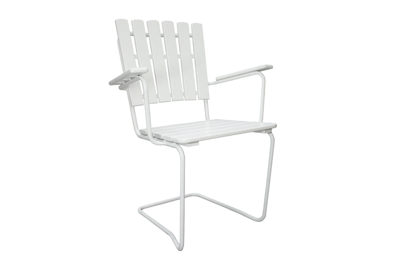 Vaxholm Karmstol Utomhus Vit - KWA - Utemöbler - Utestol & trädgårdsstol - Matstol & karmstol utomhus