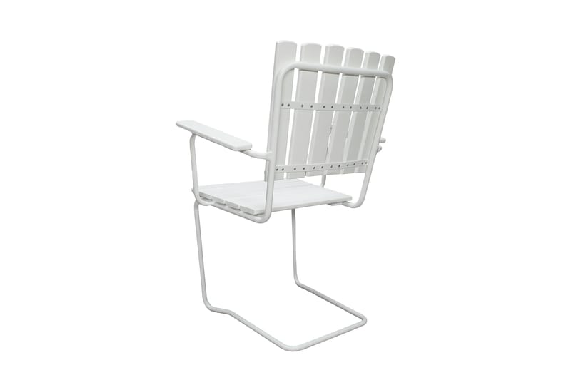Vaxholm Karmstol Utomhus Vit - KWA - Utemöbler - Utestol & trädgårdsstol - Matstol & karmstol utomhus