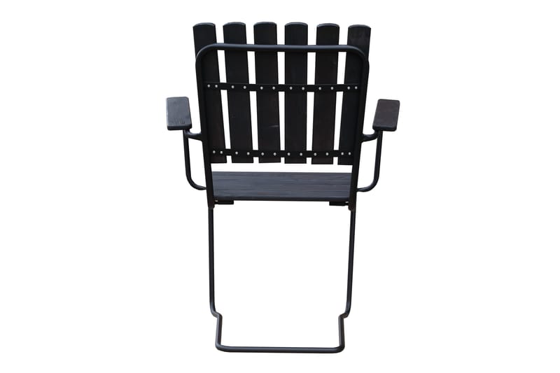 Vaxholm Utefåtölj - Kaffesvart/Grå - Utemöbler - Utestol & trädgårdsstol - Matstol & karmstol utomhus