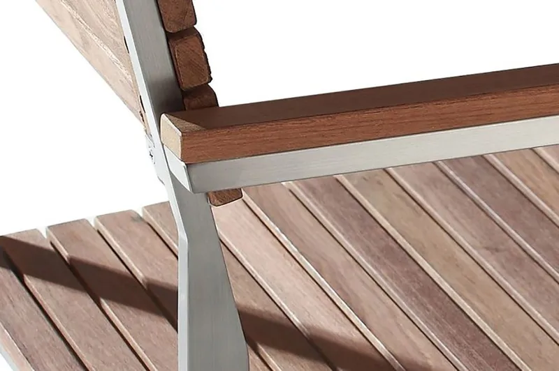 Viareggio Trädgårdsstol 6 St 53 cm - Trä/Natur - Utemöbler - Utestol & trädgårdsstol - Matstol & karmstol utomhus