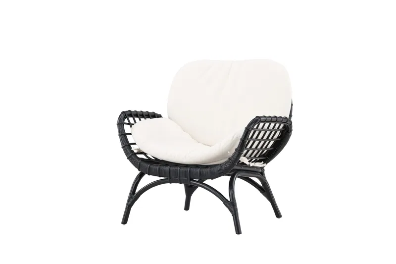 Moana Utefåtölj - Svart - Utemöbler - Loungemöbler - Loungestol utomhus