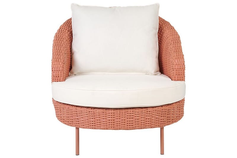 Napa Utefåtölj - Rosa/Vit - Utemöbler - Utestol & trädgårdsstol - Utefåtölj & loungefåtölj