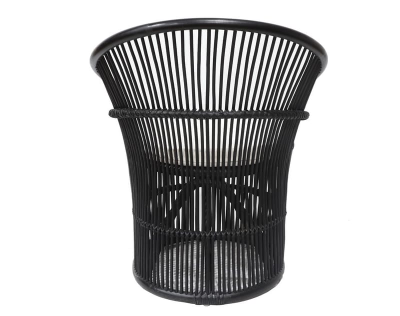 Narva fåtölj i rotting - Svart - Svart - Utemöbler - Utestol & trädgårdsstol - Utefåtölj & loungefåtölj