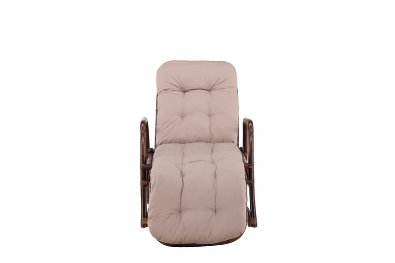 Nella Solstol 67x177 cm - Brun - Utemöbler - Utestol & trädgårdsstol - Solstolar