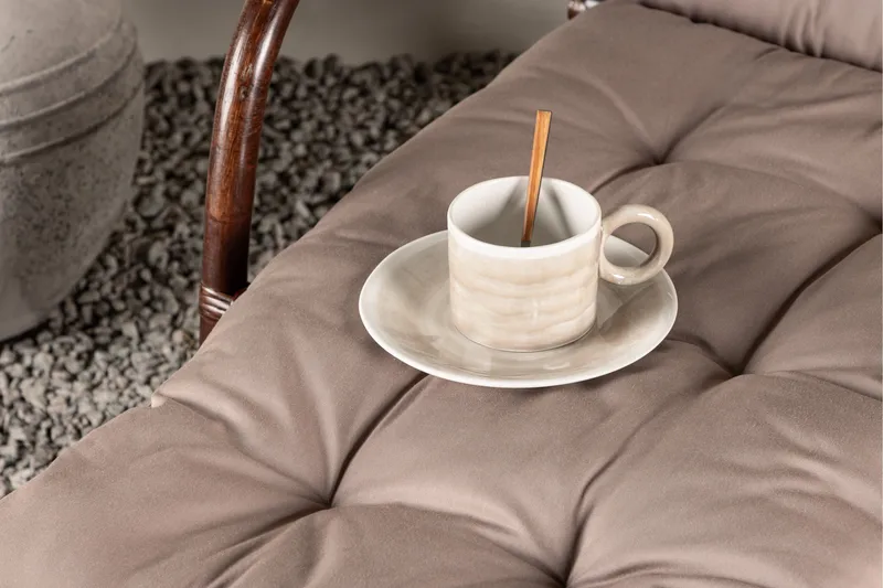 Nella Solstol 67x177 cm - Brun - Utemöbler - Utestol & trädgårdsstol - Solstolar