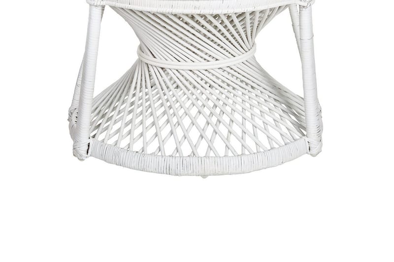 Påfågelstol Emmanuelle - Vit - Utemöbler - Utestol & trädgårdsstol - Utefåtölj & loungefåtölj