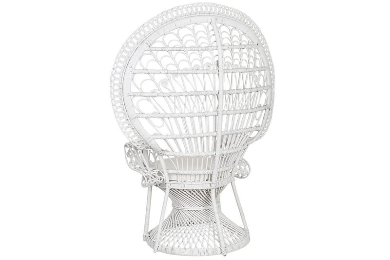 Påfågelstol Emmanuelle - Vit - Utemöbler - Utestol & trädgårdsstol - Utefåtölj & loungefåtölj