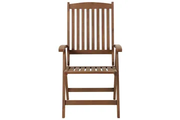 Paolo Positionsstol - Mörkbrun/Beige - Utemöbler - Utestol & trädgårdsstol - Positionsstol