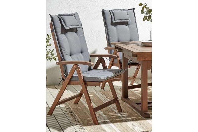 Paolo Positionsstol - Mörkbrun/Grå - Utemöbler - Utestol & trädgårdsstol - Positionsstol