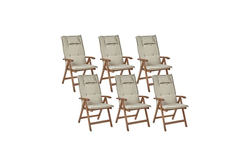 Paolo Positionsstol - Mörkbrun/Beige - Utemöbler - Utestol & trädgårdsstol - Positionsstol