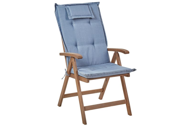 Paolo Positionsstol - Blå/Mörkbrun - Utemöbler - Utestol & trädgårdsstol - Positionsstol
